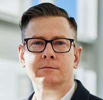 Alexander Hughes, chef för ett kryptohandelsföretag, vd-porträtt